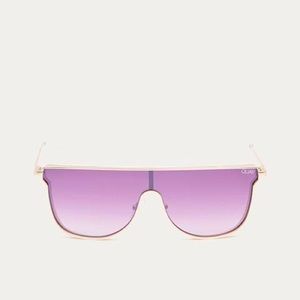 Quay Australia purple flat top sunglasses